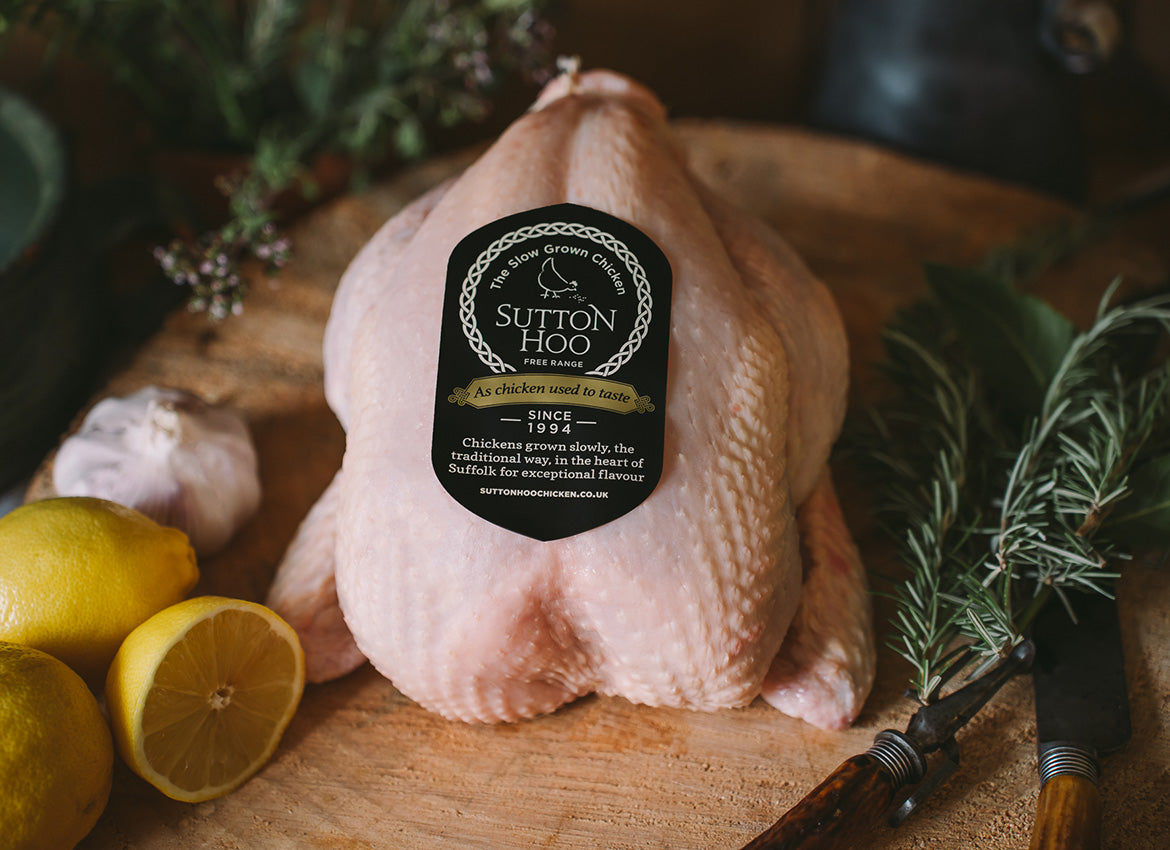 Buy online Sutton Hoo Free Range Whole Chicken Wild Meat Company