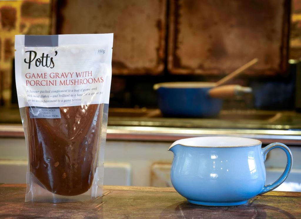 Potts Gravy with Porcini Mushrooms